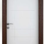 WHITE LACQUER SILK MAT INTERIOR DOOR(DW10030)